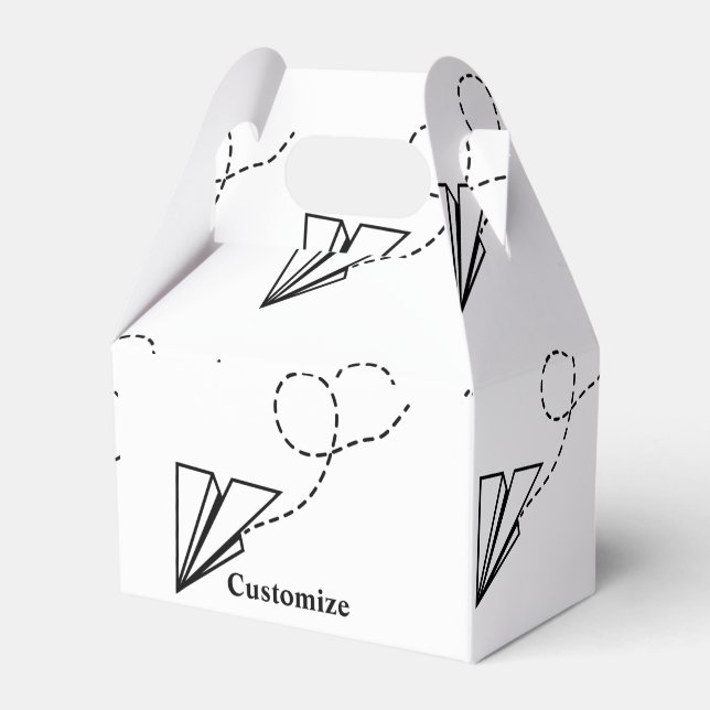 Pappra Flygplan-flygande thunder_Cove Presentaskar (Framsidan Sidan)