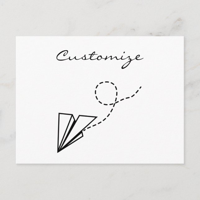 Pappra Flygplan-flygande thunder_Cove Vykort (Framsida)