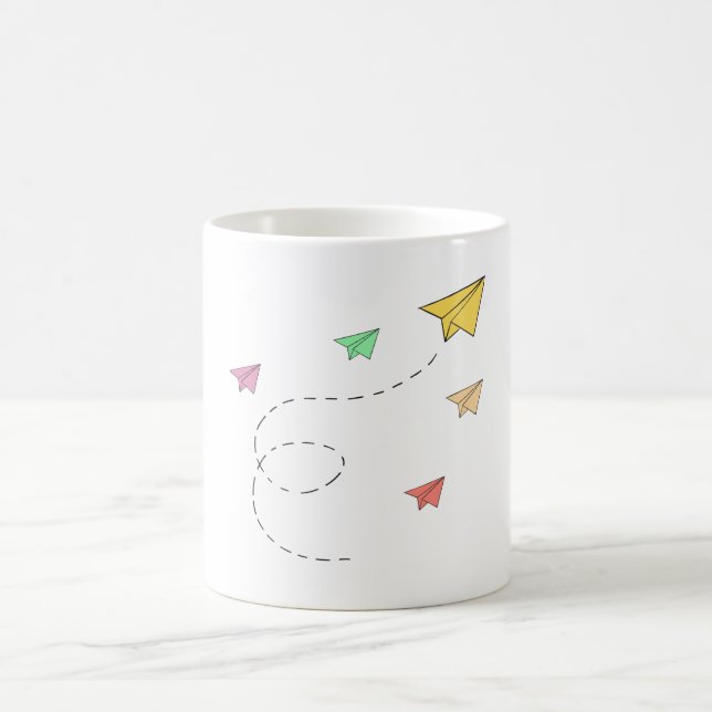 Pappra flygplan kaffemugg (Center)