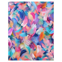 Pappra  för färgfyllda penseldrag för rosa