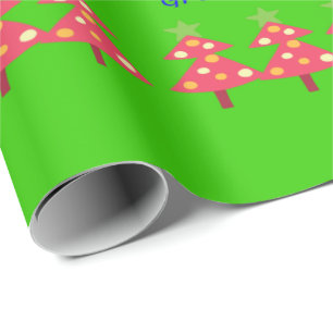 Pappra hälsningar på god jul presentpapper