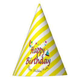 Pappra Hat Birthday Balloons Stars