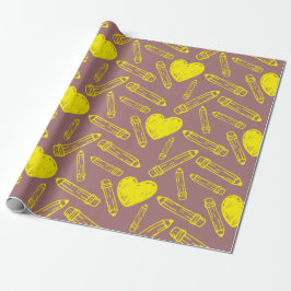 Pappra: Heart Pencil School Stil Presentpapper