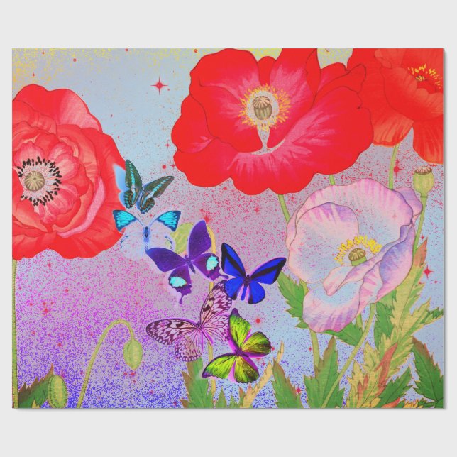 Pappra JAPANSKA POPIER OCH SMÖR Presentpapper (Platt)