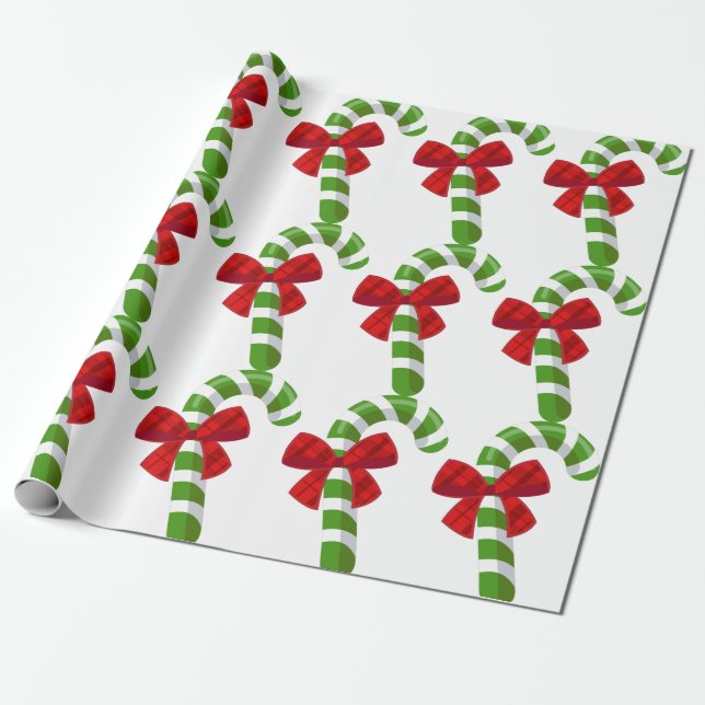 pappra julafton i candy cane presentpapper (Utrullad)