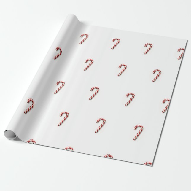 Pappra julafton i candy cane presentpapper (Utrullad)