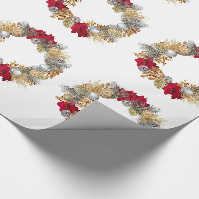 Pappra julafton presentpapper (Hörn)