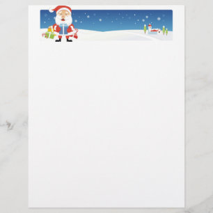 Pappra julen Brev - Santa Banner