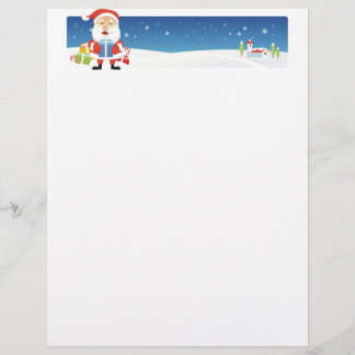 Pappra julen Brev - Santa Banner