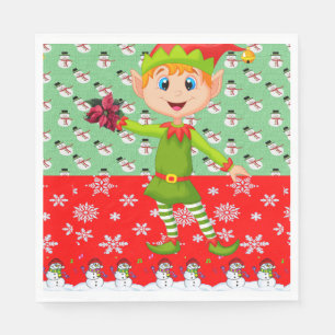 Pappra julklappar, God jul, Elf Pappersservett