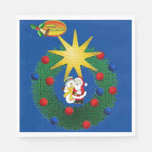 Pappra julklappar, God jul Pappersservett