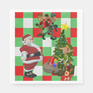 Pappra julklappar, God jul Pappersservett