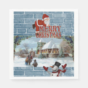 Pappra julklappar, God jul Pappersservett