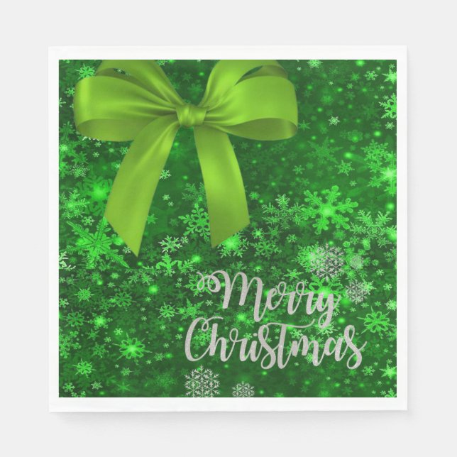 Pappra julklappar, God jul Pappersservett (Framsidan)