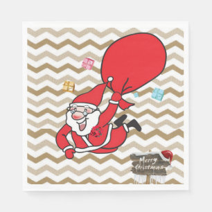 Pappra julklappar, God jul Pappersservett