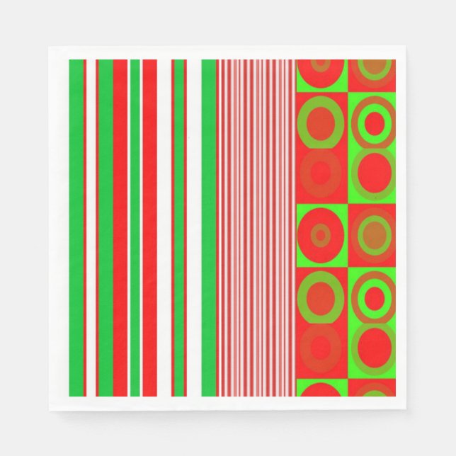 Pappra julklappar, God jul Pappersservett (Framsidan)