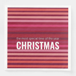 Pappra julklappar med tranberry Rand Pappersservett