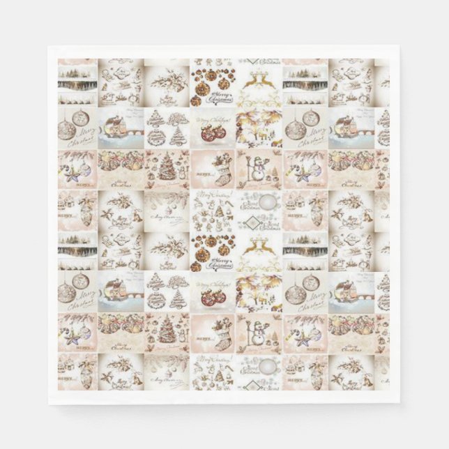 Pappra julklappar pappersservett (Framsidan)