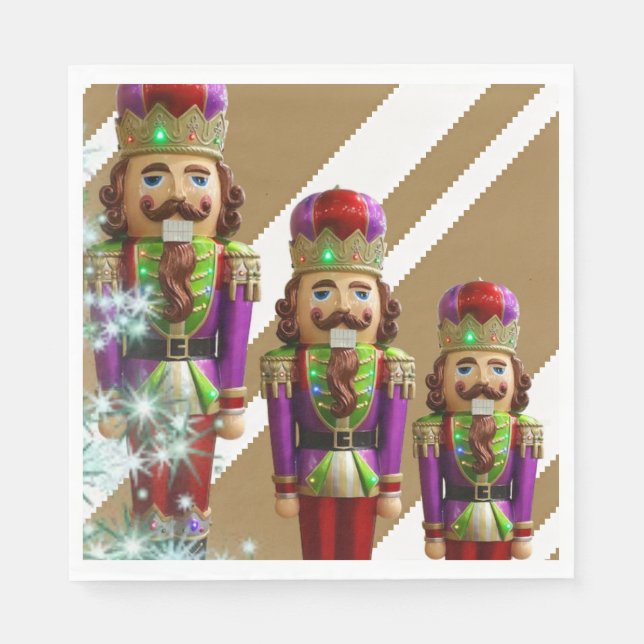 Pappra julklappar, soldat pappersservett (Framsidan)