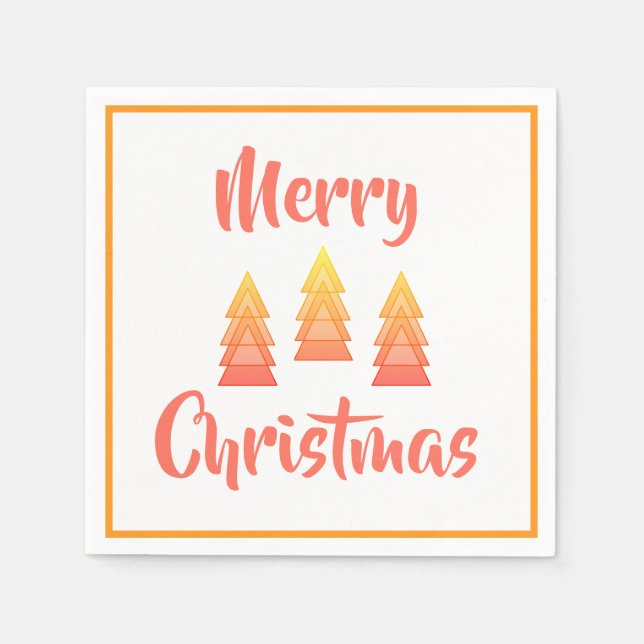 Pappra julservetter efter dalDesignNZ Pappersservett (Framsidan)