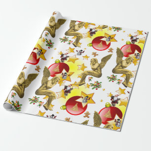 Pappra jultomten Änglar Presentpapper