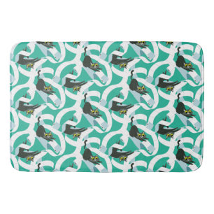 Pappra katter för galning badrumsmatta