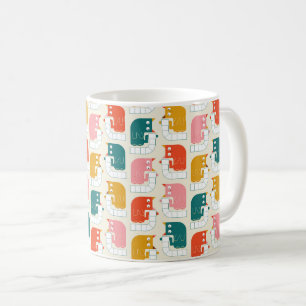 Pappra katter för galning kaffemugg
