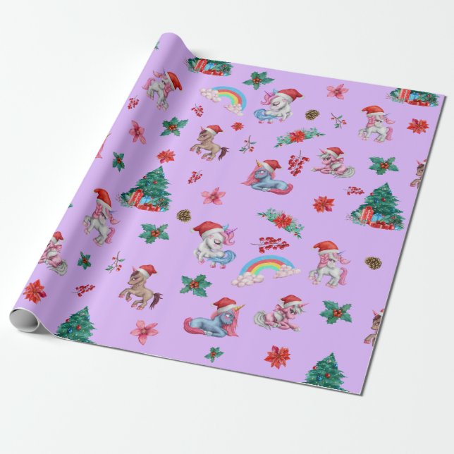 Pappra Kids Girls i jultomten Presentpapper (Utrullad)