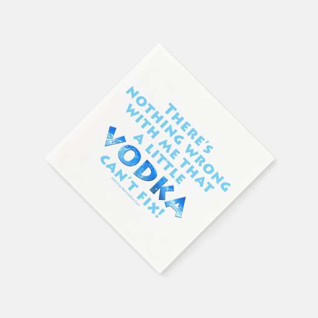 PAPPRA KOCKTAIL NAPKINS - VODKA HUMOR PAPPERSSERVETT (Hörn)