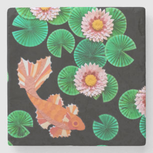 Pappra Koi Pond Stenunderlägg