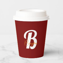 Pappra kopp Anpassad med ditt namn