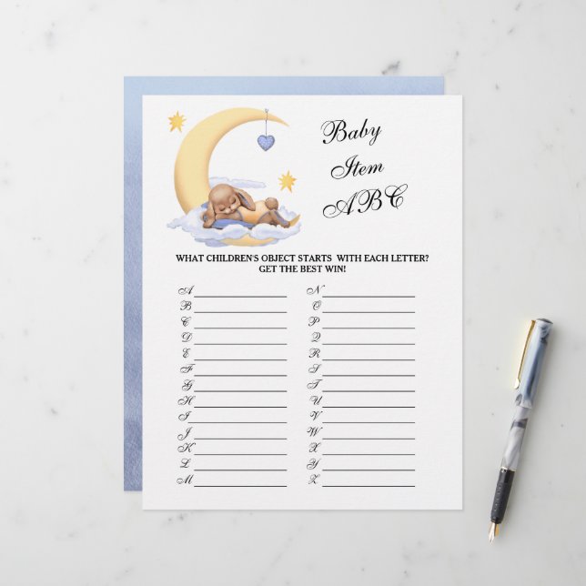 Pappra Lakan babyduschspel (Fram/Back In Situ)