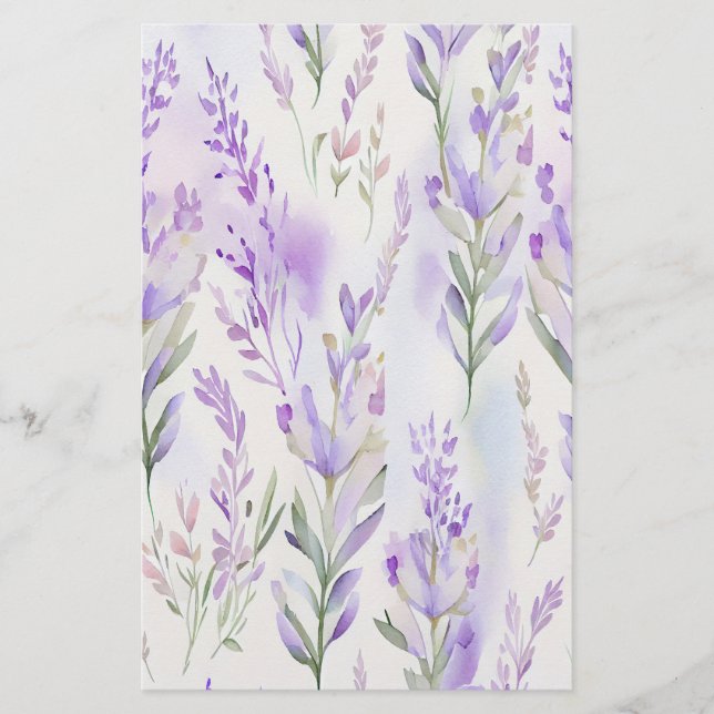 Pappra Lakan i Lavendar Watercolor Soap Wrap (Framsida)