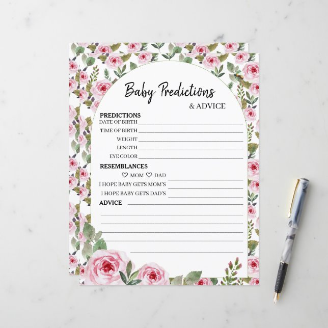 Pappra Lakan-spelet "Baby Predictions & RÅDGIVNING (Fram/Back In Situ)