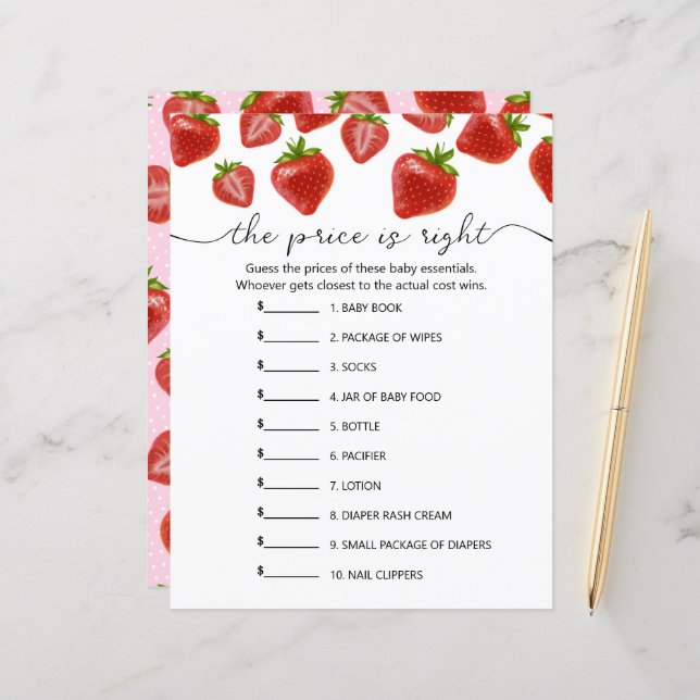 Pappra Lakan-spelet "pris är höger" (Fram/Back In Situ)