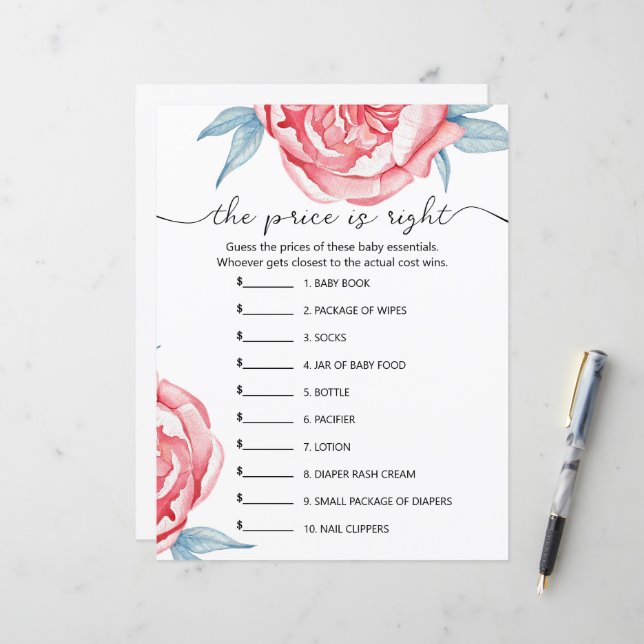 Pappra Lakan-spelet "pris är höger" (Fram/Back In Situ)