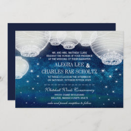 Pappra landningsbanor i Bröllop under stjärnor Inbjudningar