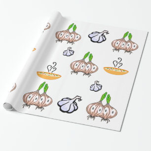 Pappra lök av lök av lök av lök Soppa Chef Presentpapper