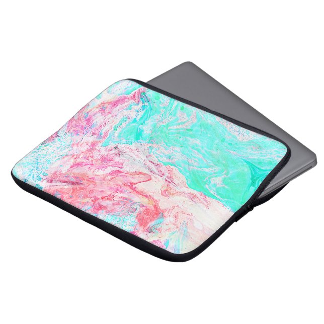 pappra marmorstrukturlaptop sleeve 13inch (Framsida topp)