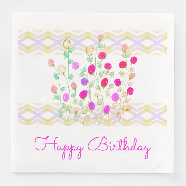 Pappra matdagslänkar anpassar sig till alla Tillfä Pappersservett (Framsida)