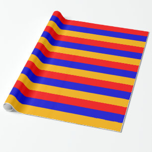 Pappra med Flagga Armenien Presentpapper