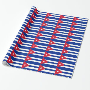 Pappra med Kubas Flagga Presentpapper