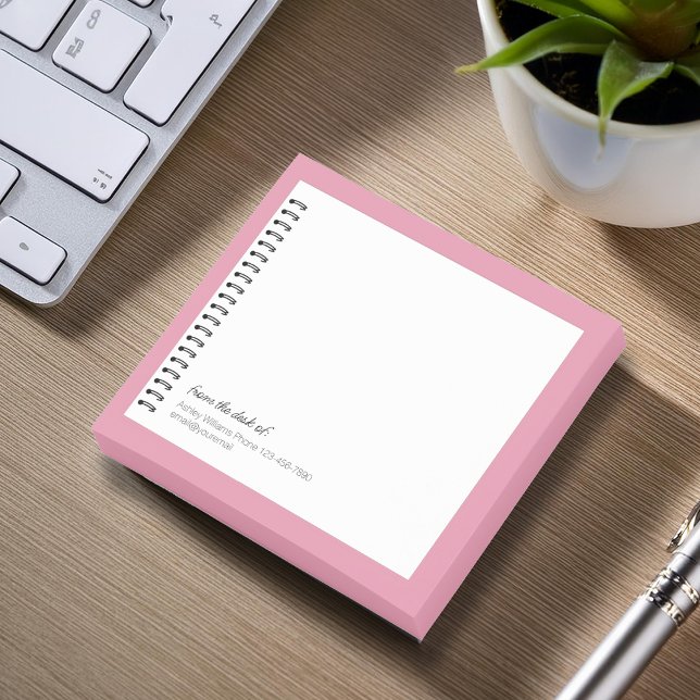 Pappra monogramanteckningar för trendig Oncolog Fa Post-it Block (Skapare uppladdad)