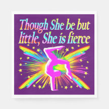 PAPPRA NAPKINER MED LITEN MEN BRA GYMNASTIK