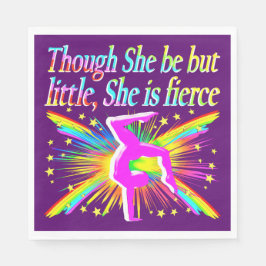 PAPPRA NAPKINER MED LITEN MEN BRA GYMNASTIK PAPPERSSERVETT