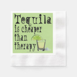 PAPPRA NAPKINER - TEQUILA, CHEAPER ÄN TERAPI PAPPERSSERVETT