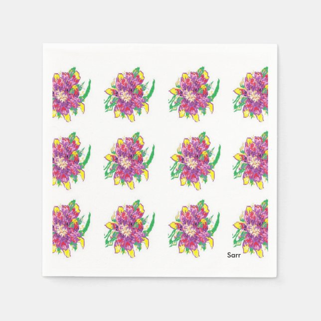 Pappra Napkins Asiatic Lily Pappersservett (Framsidan)