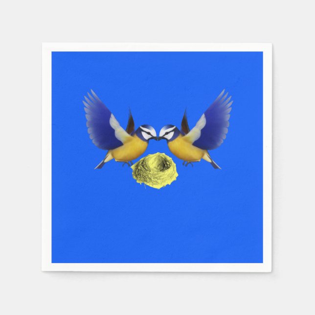 Pappra Napkins Bird Pappersservett (Framsidan)