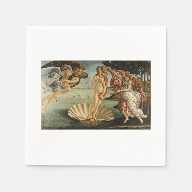 Pappra Napkins Birth of Venus Sandro Botticelli Pappersservett (Framsidan)