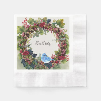 Pappra napkins för fågel och andedräkt pappersservett